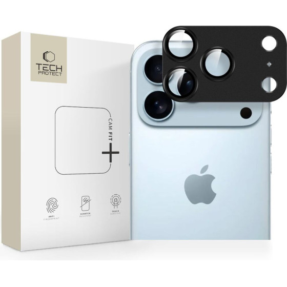 Tech-Protect Camfull Fit+ Camera Cover For Iphone 17 Pro Max - Black - (28316-0)