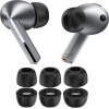 Tech-Protect Ear Tips For Samsung Galaxy Buds 3 Pro In Sizes S / M / L - Black (3 pcs.) - (28698-0)