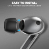 Tech-Protect Ear Tips For Samsung Galaxy Buds 3 Pro In Sizes S / M / L - Black (3 pcs.) - (28698-0)