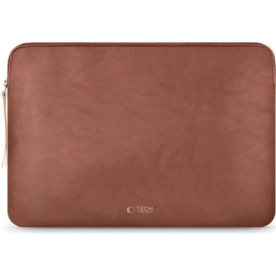 Tech-Protect Fleece Laptop Bag 13-14 - Brown - (28631-0)