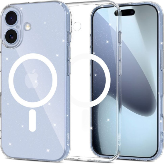Tech-Protect Flexair Magsafe Case For Iphone 17 - Clear Glitter - (28346-0)