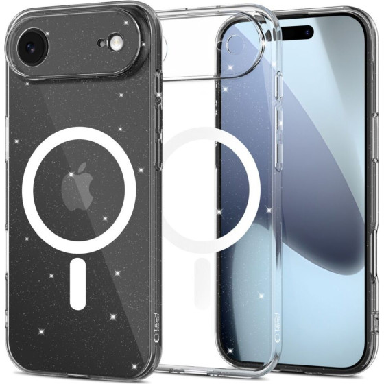 Tech-Protect Flexair Magsafe Case For Iphone 17 Air - Clear Glitter - (28347-0)