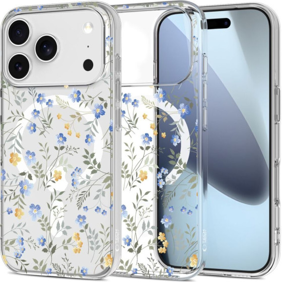 Tech-Protect Flexair Magsafe Case For Iphone 17 Pro Max - Daisies With Leaves - (28353-0)