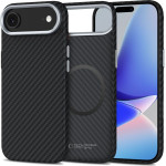 Tech-Protect Ion Carbon Magsafe Case For Iphone 17 Air - Black And Silver - (28414-0)