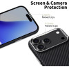 Tech-Protect Ion Carbon Magsafe Case For Iphone 17 Pro Max - Gray/Black - (28416-0)