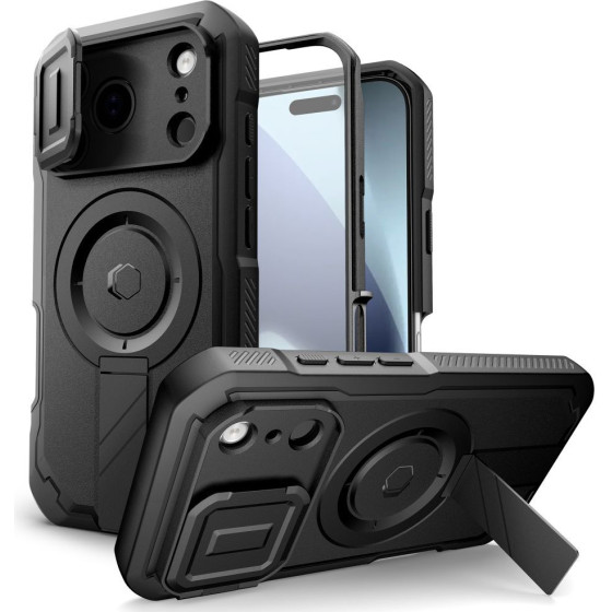 Tech-Protect Kevlar Magsafe Case For Iphone 17 Pro - Black - (28726-0)