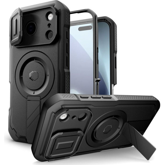 Tech-Protect Kevlar Magsafe Case For Iphone 17 Pro Max - Black - (28727-0)