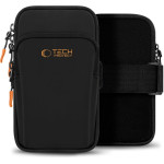 Tech-Protect M7 Universal Sport Armband Case - Black And Orange - (28676-0)