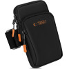 Tech-Protect M7 Universal Sport Armband Case - Black And Orange - (28676-0)