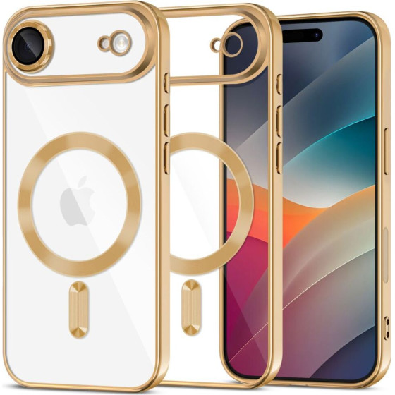 Tech-Protect Magflex Magsafe Case For Iphone 17 Air - Transparent Gold - (28363-0)