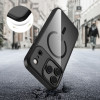 Tech-Protect Magmat Magsafe Case For Iphone 17 Pro Max - Clear Black - (28385-0)