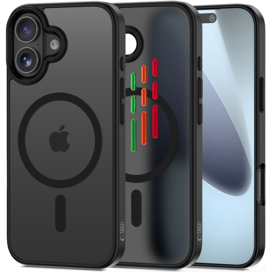 Tech-Protect Magmat Xt 4-Set Magsafe Case For Iphone 17 - Matte Black - (28386-0)