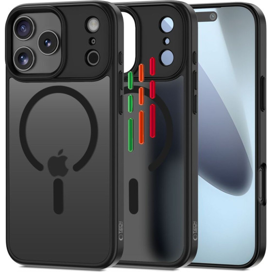 Tech-Protect Magmat Xt 4-Set Magsafe Case For Iphone 17 Pro Max - Matte Black - (28388-0)