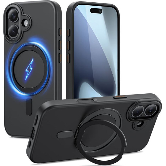 Tech-Protect Magring Magsafe Case For Iphone 17 - Matte Black - (28393-0)