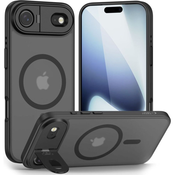 Tech-Protect Magstand Magsafe Case For Iphone 17 Air - Matte Black - (28430-0)