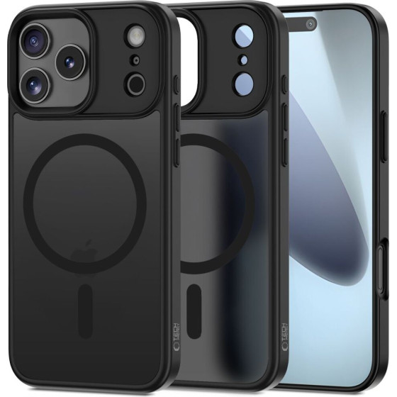 Tech-Protect Matt Magsafe Case For Iphone 17 Pro - Matte Black - (28652-0)