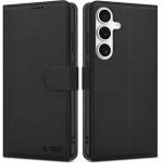 Tech-Protect Wallet Case For Samsung Galaxy S25 Fe - Black - (28695-0)