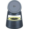 4smarts Charging station Aura Sound Qi2 grey - (541327)