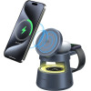 4smarts Charging station Aura Sound Qi2 grey - (541327)