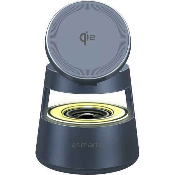 4smarts Charging station Aura Sound Qi2 grey - (541327)
