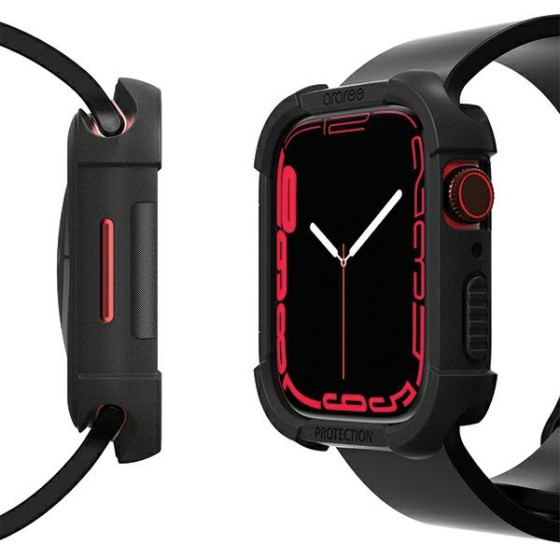 Araree case Flexield Apple Watch 45mm black - (AR20-01463A)
