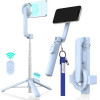 Araree Selfie Stick Bluetooth Magfie Pod blue MagSafe Tripod - (AR60-01727C)