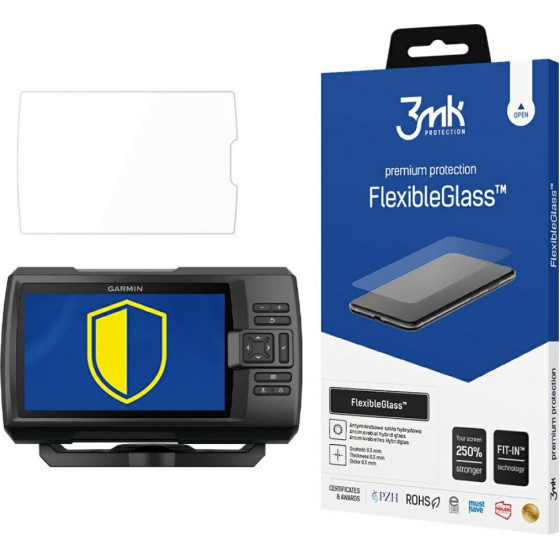 3MK FlexibleGlass Hybrid Glass for Garmin Striker Plus 7sv