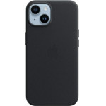 Apple Case iPhone 14 6.1 MagSafe midnight Leather Case - (MPP43FE/A)