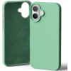 Mercury Silicone iPhone 16 Plus6,7 green