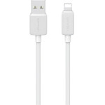 USAMS Cable KY Series US-SJ694 2.4A Lightning to USB-A 2m white - (SJ694USB02)