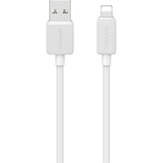 USAMS Cable KY Series US-SJ694 2.4A Lightning to USB-A 2m white - (SJ694USB02)