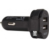 Xqisit Car charger 6A Dual USB+microUSBcar charger black - (20425)