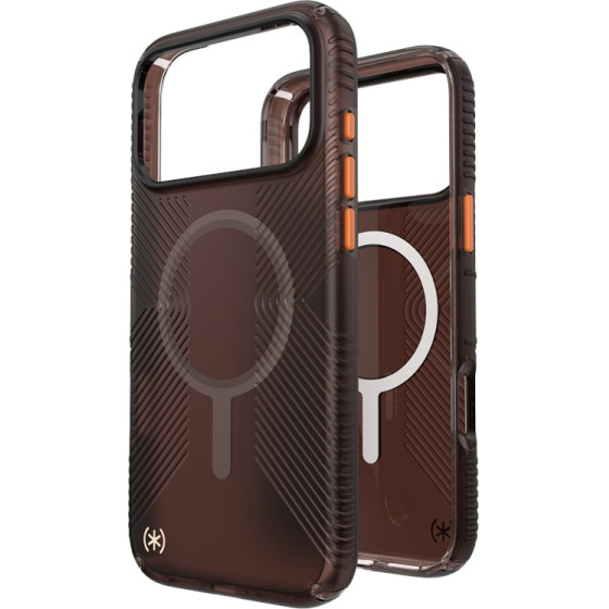 Speck Presidio Lux Grip MagSafe - Case iPhone 17 Pro Max (Luxury Shade Matte / Orange) - (151005-3262)