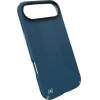 Speck Presidio2 Grip MagSafe - Case iPhone 17 Air (Deep Sea / Silver Metallic / Spell Blue) - (150967-3261)