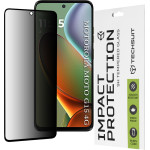 Techsuit - 111D Privacy Full Glue - Motorola Moto G15 / G15 Power - Black