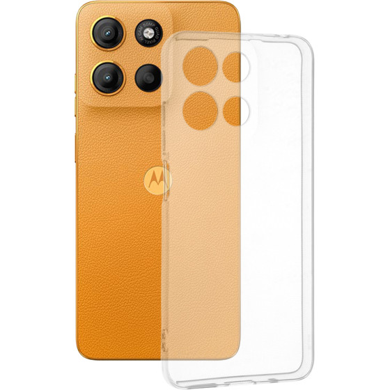 Techsuit - Clear Silicone - Motorola Moto G15 / G15 Power - Transparent
