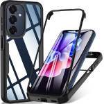 Techsuit - ColorVerse 360 Series + Screen Protector - Samsung Galaxy A16 4G / A16 5G / A17 5G / A17 4G - Black