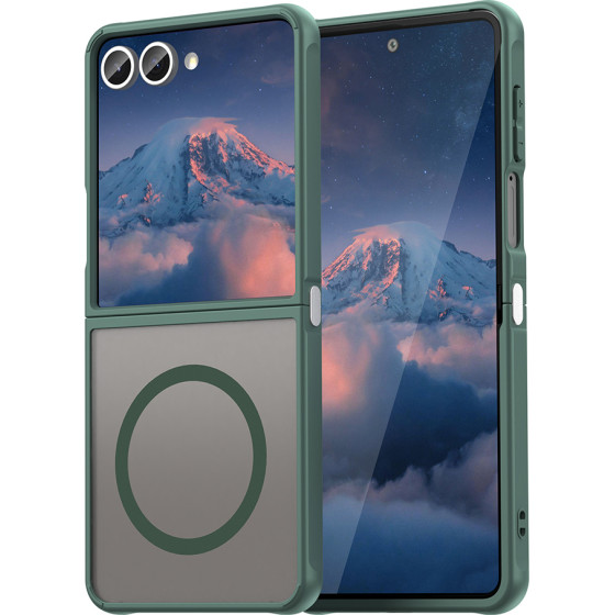Techsuit - HaloFrost II MagSafe - Samsung Galaxy Z Flip7 - Green