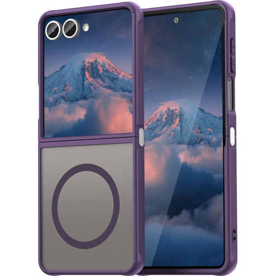 Techsuit - HaloFrost II MagSafe - Samsung Galaxy Z Flip7 - Purple