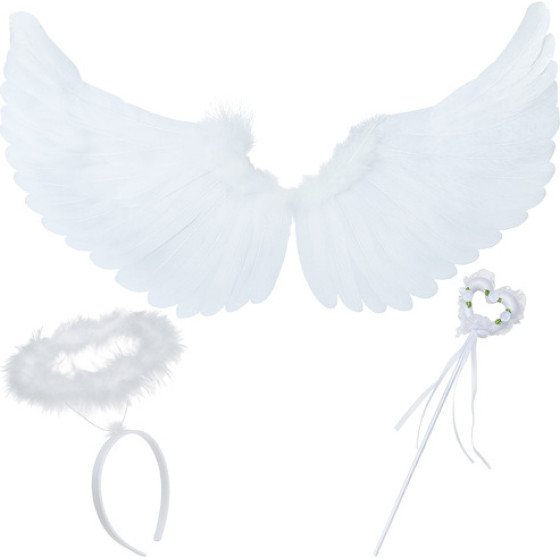 Ruhhy Angel wings - 3-piece decoration 26478 - (18416-0)