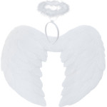 Ruhhy Angel wings 2 pieces 45 x 35 cm 26479 - (18418-0)