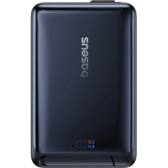 Baseus Powerbank Nomos Kickstand, 10000mAh, 45W, PD + FQI, Black - (P10078800123-00)