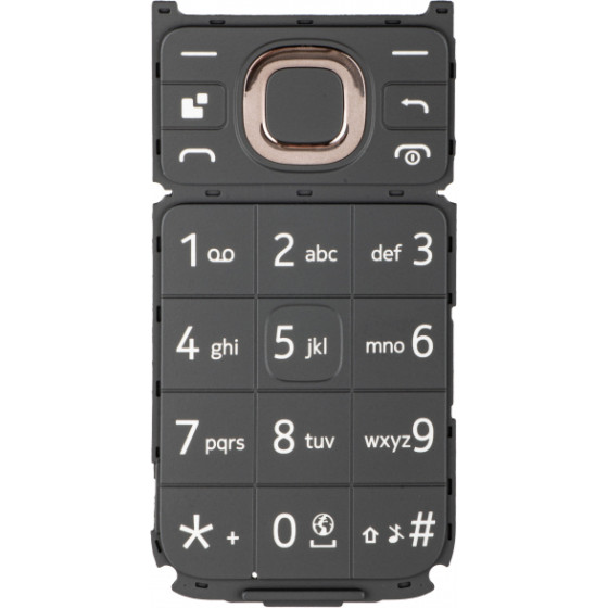 HMD Latin Keyboard for 2660 Flip, Black - (5010001153SH0)