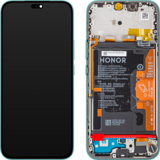 Honor LCD Display Module for 400 Lite, with Battery, Marrs Green - (0235ANTB, 0235ANTD)
