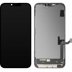 MP LCD Display Module for Apple iPhone 14 Plus, Soft OLED FHD IC Movable Version, Aftermarket, Black