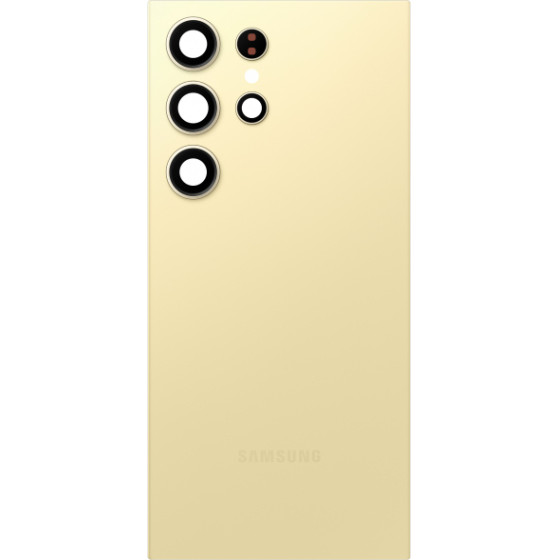 Samsung Battery Cover for Galaxy S24 Ultra S928, Titanium Yellow - (GH82-33349C)