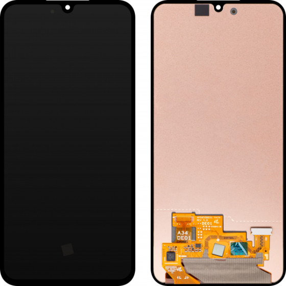Samsung LCD Display Module for Galaxy A34 A346, w/o Frame, Black - (GH82-31235A)