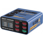Sunshine Desktop Charger SS-304Q, 30W, 3.5A, 6 x USB-A, Blue