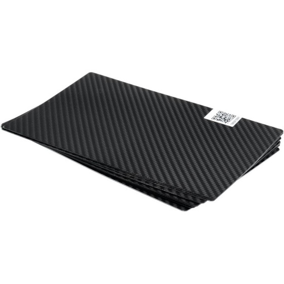 Film for back cover 180 x 120 mm 10pcs - carbon OEM