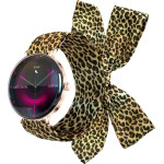Forever Smartwatch SB-370 Rose Gold - Leopard Print